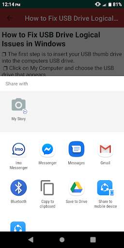 Repair Corrupted USB Drives Guide screenshot 5
