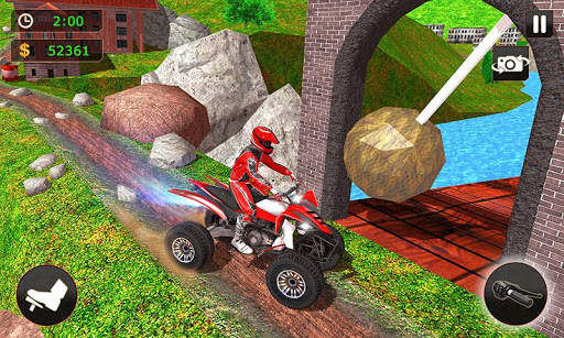 Quad Bike Offroad Driving Stunts screenshot 6