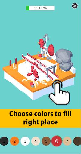 Color Pocket World 3D 1 تصوير الشاشة