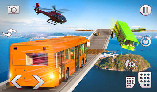 Impossible Advance Bus Driving : Crazy Mega Stunt screenshot 8