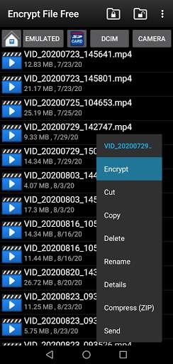 Encrypt File Free скриншот 2