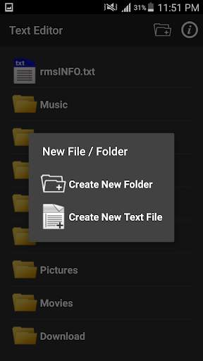 Text Editer screenshot 1