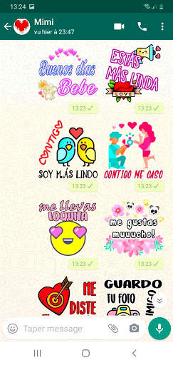 Stickers de amor y Piropos para WhatsApp  GIF💕😍 screenshot 5