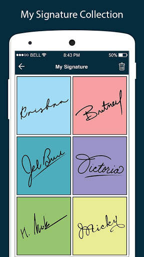 Signature Creator - Signature Maker स्क्रीनशॉट 10