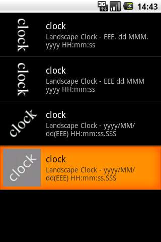Clock Live Wallpaper (farofa) screenshot 5