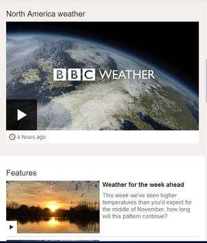BBC Weather App screenshot 2