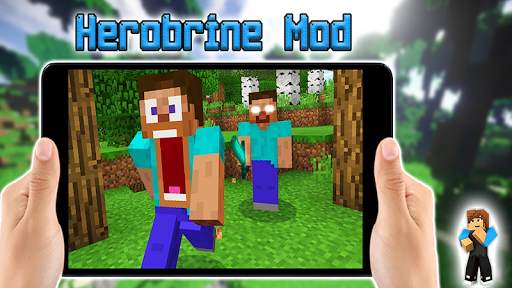 Herobrine Mod for Minecraft Pocket Edition screenshot 1