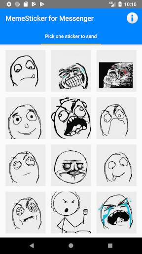 Meme Sticker for Messenger screenshot 2