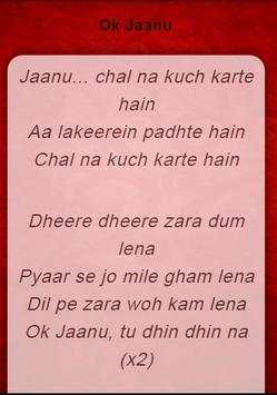 Ok Jaanu Songs. screenshot 2