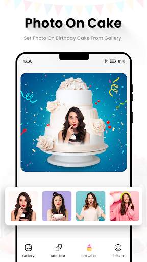 Name Photo On Birthday Cake screenshot 1