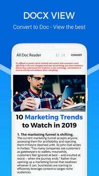 Docx Reader 1 تصوير الشاشة