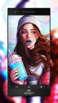 Girly Wallpaper 1 تصوير الشاشة