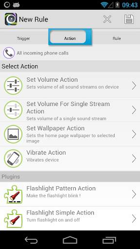 AutomateIt Flashlight Plugin screenshot 2