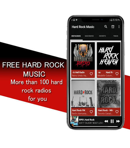 Hard Rock Music app screenshot 1