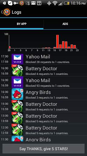 LostNet NoRoot Firewall screenshot 8