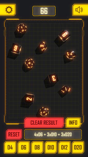 Cyber Dice - 3D Dice Roller screenshot 1