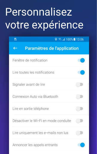 ping: Lecture de texte (SMS, emails) à voix haute! screenshot 8
