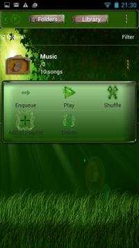 Poweramp Skin Green Jungle скриншот 4