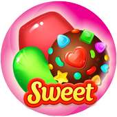 Candy Yummy - New Bears Candy Match 3 Games Free logo
