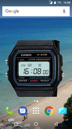 Casio F-91W Watch Widget screenshot 7