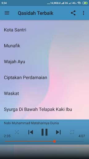 Lagu Qosidah Offline screenshot 2