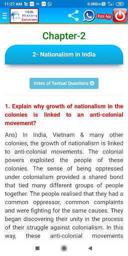 10th History Solutions (Social Science) screenshot 4