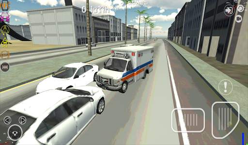 Ambulance Driving Simulator 3D screenshot 2