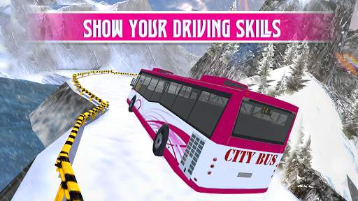 Snow Bus City Driver 3D: Modern Bus game 2021 screenshot 5