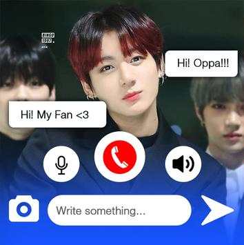 Bts Mesenger Call Prank screenshot 1