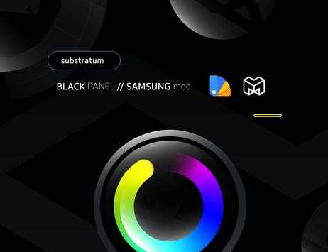 Black Panel // Samsung mod screenshot 1