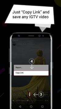Video Downloder for IGTV and Instagram स्क्रीनशॉट 2