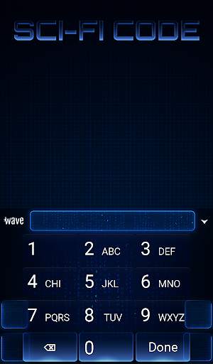 Sci Fi Code Animated Keyboard   Live Wallpaper screenshot 5