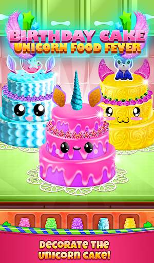 Birthday Cake - Unicorn Food Fever screenshot 4