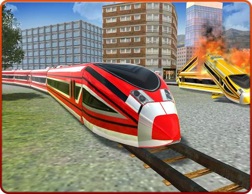 Impossible Bullet Train Drive : Subway On Rails 3D screenshot 9