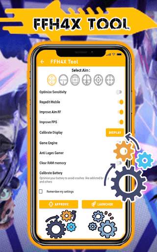 FFH4X Sensi Max GFX FF ML Tool screenshot 1