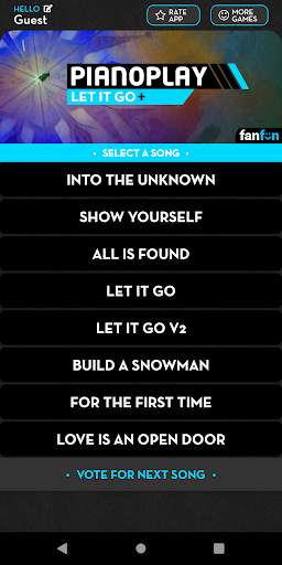 PianoPlay: LET IT GO   screenshot 1