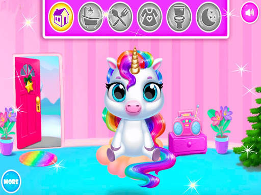 unicorn virtual pet game screenshot 1