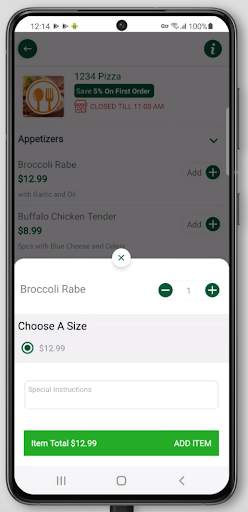 1234 Pizza screenshot 4