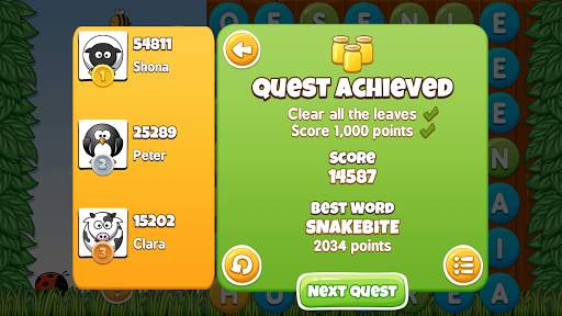 WordBuzz : The Honey Quest screenshot 10