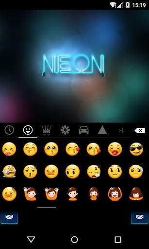 Emoji Keyboard-Neon screenshot 2