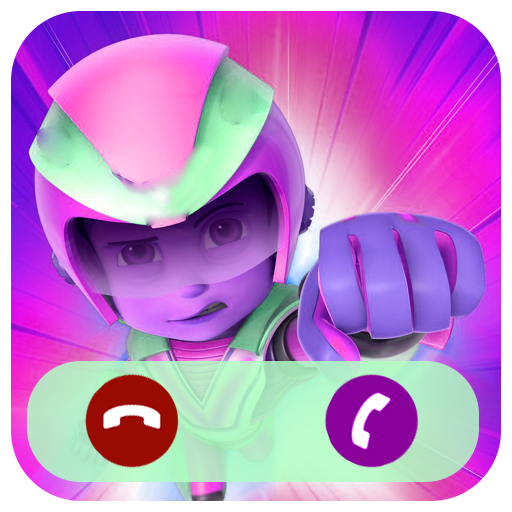 Vir fake Robot boy call icon