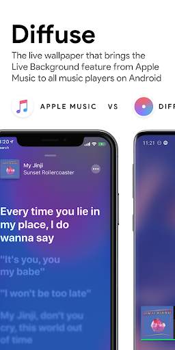 Diffuse [Free] - Apple Music Live Wallpaper 💿 screenshot 1