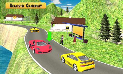 Offroad Taxi Driving Car Games screenshot 4