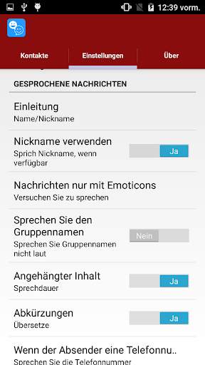 Sprechende Kontakte for WhatsApp screenshot 7