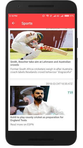 MyUpdates(News App) screenshot 4
