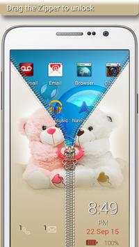 Teddy Bear Zipper Lock screenshot 2
