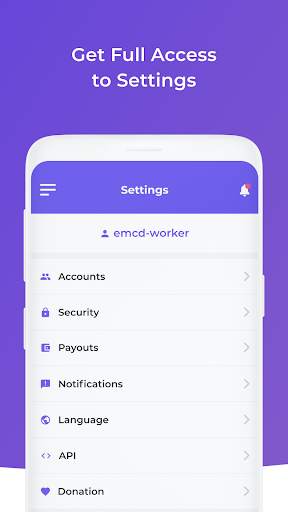 EMCD Pool App screenshot 3