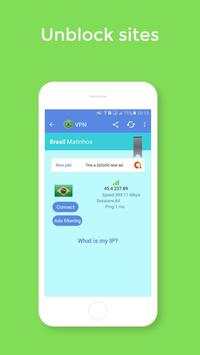 Brazil VPN Master - Free VPN Download screenshot 1