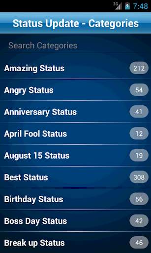 Status Quotes Collection screenshot 1