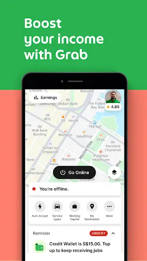 Grab Driver screenshot 1